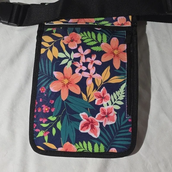 New! Nurse Fanny Pack Waist Bag Medical Supplies Black Pink Organizer Pouch - Picture 8 of 9